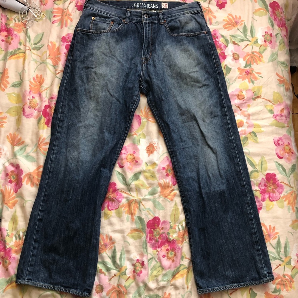Relaxed baggy guess jeans